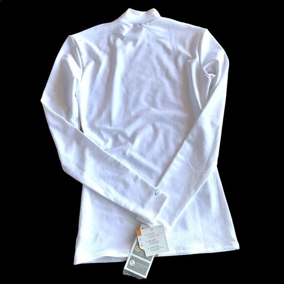 New with tags Champion white mock turtleneck compression top , base layer small - Picture 1 of 3